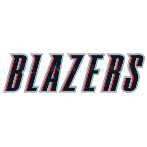 Portland Trail Blazers Iron-on Stickers (Heat Transfers)NO.1171
